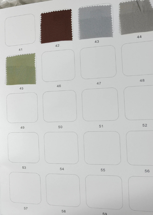 Silk Fabric Wedding Menus [Custom]