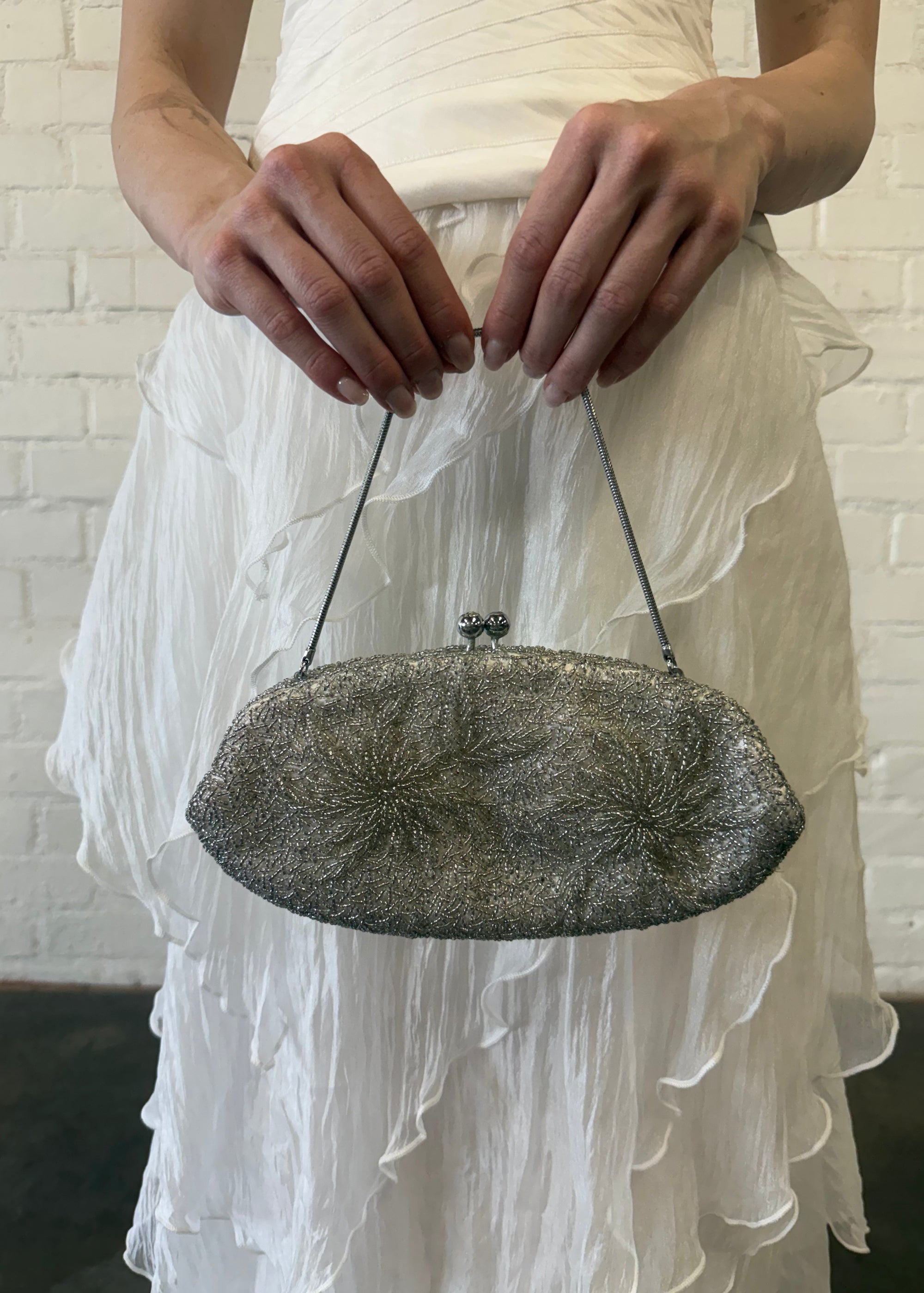 Silver [Vintage Bridal Bag 10]
